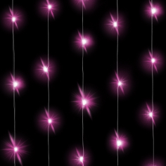 Светодиодная нить Розового свечения 30 Led 1