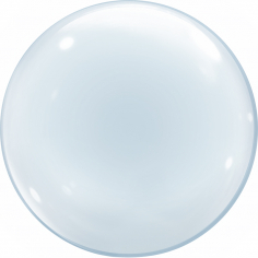Шар Сфера К BUBBLE, Прозрачный / Clear