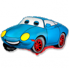 Шар Мини-фигура Весёлый гонщик, Синий / Racing (в упаковке)