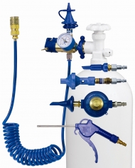 Насадка для баллона Precision Plus оснащенная гибким удлинителем и комплектом из 4-х насадок разног