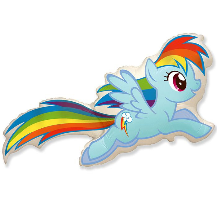 Шар Мини-фигура Пони Радуга / MLP Rainbow Dash (в упаковке)