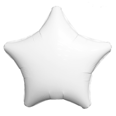 Шар Звезда, Белый, Мистик / White (в упаковке)