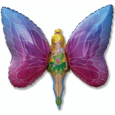 Шар Мини-фигура Девочка - бабочка / Lady Butterfly (в упаковке)