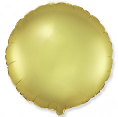 Шар Круг, Золото, Сатин / Gold Satin (в упаковке)